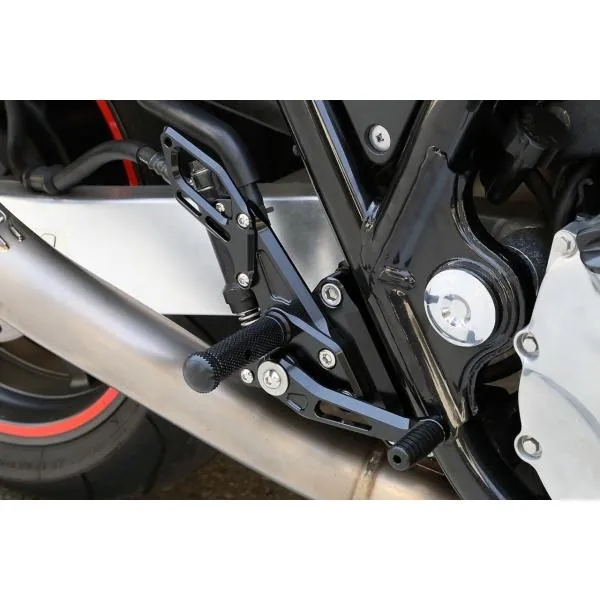 K-FACTORY ケイファクトリー ライディングステップ カラー：スーパーブラック CB1300SF CB1300SB CB1300 SUPER BOLDOR HONDA ホンダ バックステップ ステップ