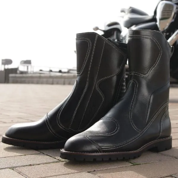 ナンカイ NTB34 セミロング ステッチブーツ 本革 日本製 NTB-34