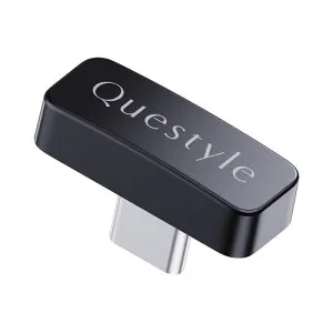 【4/25限定★抽選で最大100%ポイントバック！(要エントリー)】Questyle QCC Dongle Pro オーディオトランスミッター ワイヤレス Bluetooth USB Type-C LDAC ゲーム機 低遅延モード クエスタイル