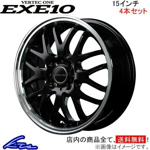 タント(カスタム) L375 L385 アルミホイール MID ヴァーテックワン エグゼ10【15×4.5J 4-100 INSET45】マルカサービス VERTEC ONE EXE10 15インチ 4穴 +45 インセット45 Tanto custom 車用ホイール 1本 4本セット 1