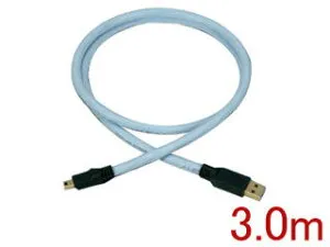 SUPRA スープラ SUPRA USB 2.0 Mini B 3.0m 高品質HIGH SPEED対応USBケーブル