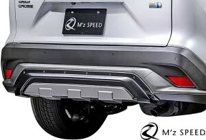 【M's】 トヨタ カローラクロス ZVG1# ZSG10 (2021/9-) M'z SPEED CROSS LINE リアアンダースポイラー AES エムズスピード エアロ パーツ カスタム ドレスアップ 部品 社外 外装 改造 新型 現行型 リヤ アン