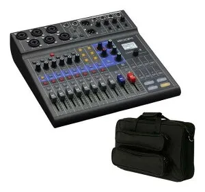 ZOOM LiveTrak L-8(大きめ汎用ギグケース/EFS40付) ポッドキャストに、ミュージックにライブミキサー＆レコーダー【送料無料】
