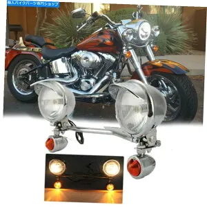 クロームパーツ ヤマハV-STAR XVS 1100 1300 650カスタムクラシック Passing Turn Signals Light For Yamaha V-Star XVS 1100 1300 650 Custom Classic【並行輸入品】