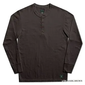 SPINNER.L DB WORKER HENLEY NECK SPINNERL DELUXEWARE デラックスウエア長袖Tシャツ DALEE'S ダリーズヘンリーネック長袖Tシャツ