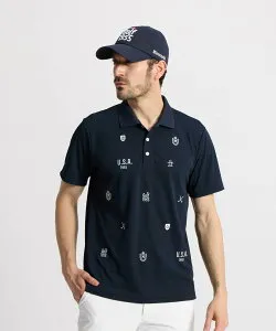 【公式】マンシングウェア MUNSINGWEAR Sunscreen NIR 飛び刺繍半袖ポロシャツ メンズ 男性 吸汗速乾 ストレッチ UV UPF50+ Sunscreen NIR 遮熱 ゴルフ 2026年春夏モデル MG6SHS41M