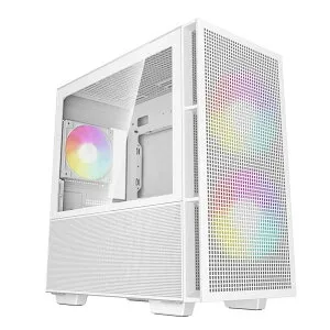 【ポイント10倍★要エントリー】 Deepcool CH360 WH ミニタワー型PCケース ホワイト｜R-CH360-WHAPE3-G-1