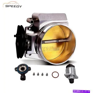 Throttle Body GM 3 LS1 LS2 LS3 LS6 LS7 LSX BILLET + TPS IAC 102mmにフィットするシルバースロットルボディ Silver Throttle Body fit for GM 3 LS1 LS2 LS3 LS6 LS7 LSX BILLET + TPS IAC 102MM【並行輸入品】