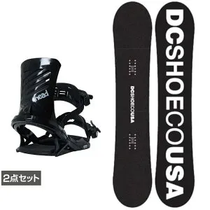 4/25限定★抽選で最大100％Pバック ディーシーシューズ SMILE A ＆ FX ONE 板＋ビンディングセット 2点セット スノーボード スノボ DSN243943A 341211