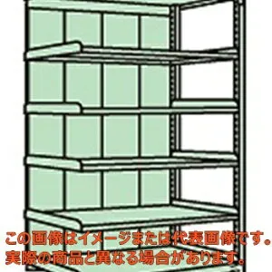 ラークラックパネル付（150kg／段・連結・高さ2100mm・6段タイプ） PRLG－2516R【配送日時指定不可・個人宅不可】