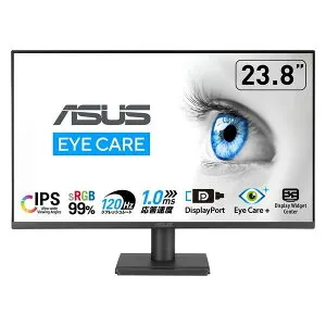 PCモニター・液晶ディスプレイ エイスース / ASUS アイケア液晶ディスプレイ フルHD(1920x1080) IPSパネル VA249QGZ [23.8インチ] 【キャンセル不可・北海道沖縄離島配送不可】 0057-4711387973455-ds
