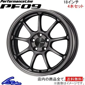 ZR-V e:HEV RZ4 アルミホイール エンケイ パフォーマンスライン PF09【18×8J 5-114 INSET45】ENKEI PerformanceLine 18インチ 5穴 114.3 +45 インセット45 ZRV 車用ホイール 1本 4本セット 1台分 一台分 1枚 4枚【店頭