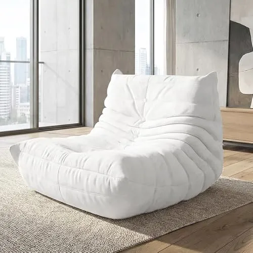 【WNJAPAN】ウレタンソファ 圧縮ソファ 一人掛け トーゴ togo 一人掛け 一人用 1P チェア 椅子 おしゃれ ローソファ フロアソファ モダン スタイリッシュ デザイナー 北欧 高反発ウレタン リプロダクト 新生活応援 SFA-51WH [並行