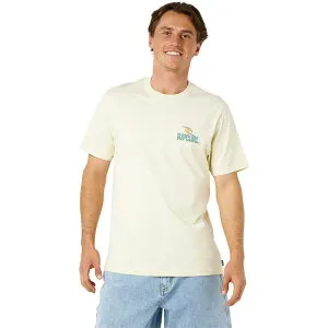 リップカール メンズ トップス Tシャツ Rip Curl Shred Til Dead T-Shirt - Men's Lemon Ice