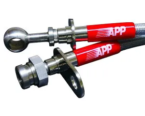 APP ブレーキライン 1台分SET インプレッサ GC8.GF8 WRX アプライドF～G（Sti 5～6） スチールタイプ SB009-ST