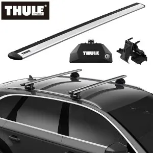 【送料無料】THULE（スーリー） CX-30（ダイレクトルーフレール付き R1/10～ DM#）専用ベースキャリアセット フット7106+ウイングバー EVO7112+キット6151 カーキャリア ルーフキャリア ルーフラック