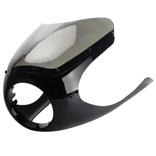 ハーフ ロケットカウル タイプ 風防 スモーク スクリーン付き XJR400 XJR400R 4HM RH02J XJR1200R XJR1300 GX250 RD400 XJ400D XJ400E XJ750 RZ250 4L3 RZ350 4UO 汎用