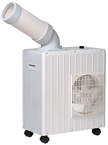 【工事不要】ナカトミ(NAKATOMI) ミニスポットクーラー 業務用 100V スポットエアコン 小型 4Lドレンタンク ワンタッチ取り付け 拡散送風クーラー 取っ手・キャスター付き