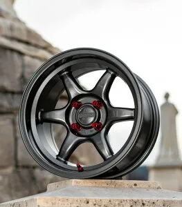 【正規代理店】 KANSEI WHEELS TANDEM 5スポーク 1本 グロスガンメタル ガンメタ 15インチ 7J 8J PCD100 x 4H 114.3 x 4H カンセイホイール USDM JDM スタンス ドリフト サーキット