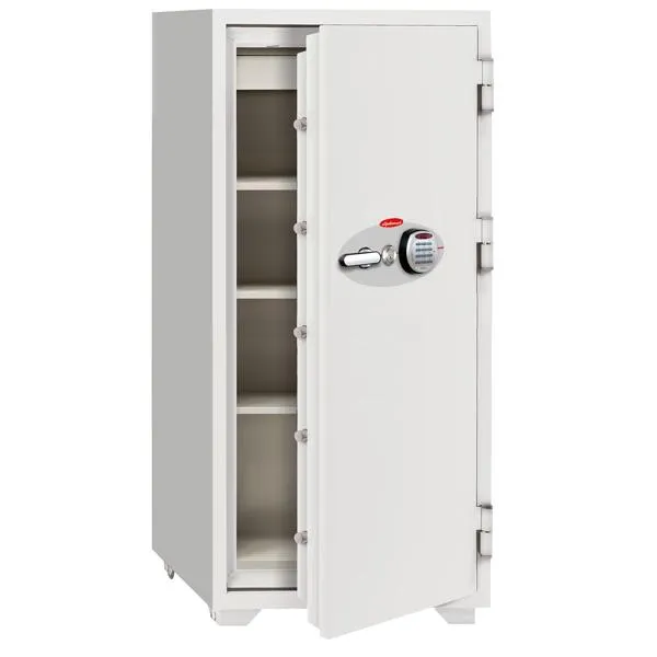 7％OFFクーポン配布中 耐火金庫 200L デジタルテンキー式 シリンダー 2時間耐火 A4 120分耐火 警報装置 アラーム 保管庫 防盗金庫 ディプロマット N130EKR3