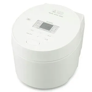 【長期保証付】アイリスオーヤマ(Iris Ohyama) RC-ISA30-W ホワイト IHジャー炊飯器 3合