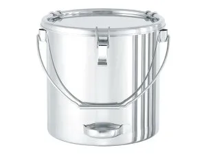 ★ポイント10倍★ 4/24~4/27 お買い物マラソン(要エントリー) 日東金属工業 吊り下げ式下部取っ手付密閉容器（クリップ式） 10L CTBD-24 容器 ステンレス 産業用