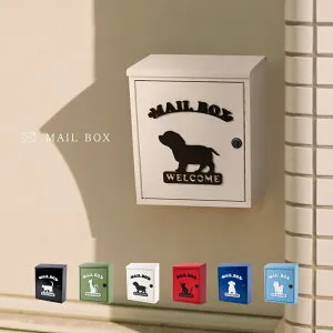 【クーポンあり！】日本製 ポスト 壁掛け おしゃれ 郵便受けポスト ダイヤル メールボックス A4サイズ対応 約W345XH415×D140mm ワンポイント 屋外 玄関 大容量 メールボックス 新聞 ウォール 壁
