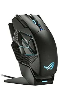 ASUSTek ゲーミングマウス ワイヤレス ROG Spatha X MMO 19,000dpi 12個プログラムボタン デュアルモード接続 最大67時間 ROGマイクロスイッチ RGB ブラック