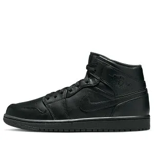 Air Jordan ジョーダン メンズ スニーカー 【Air Jordan 1 Mid 'Triple Black' 2022 554724-093】 サイズ US_7(25.0cm)