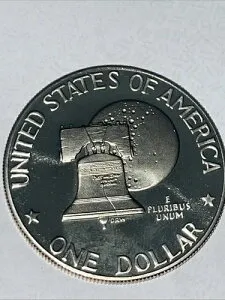 1776-1976-S アイゼンハワー建国200周年記念ドル、銀40%、プルーフ