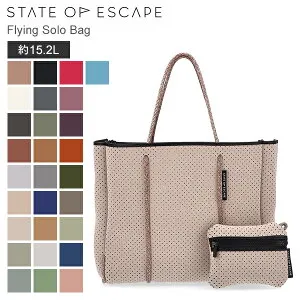 ＼店内、マラソンSALE開催中／ ステイト オブ エスケープ State of Escape FLYING SOLO BAG フライングソロ バッグ トートバッグ レディース 大容量 ビーチ オフィス ファッション 母の日