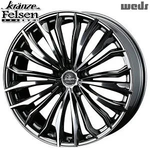 21インチ 8.5J 5H114.3 +35 WEDS クレンツェ フェルゼン358EVO SBC/ポリッシュ アルミホイール単品 4本（1台分） 送料無料