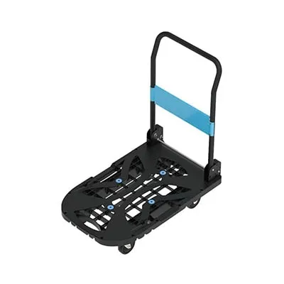 サカエ 樹脂台車スカイキャリー折りたたみ式 幅780×奥行490×高さ890mm SKC-780BK