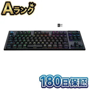 【整備済み品】 Logicool G ロジクール G ゲーミングキーボード テンキーレス ワイヤレス 静音 日本語配列 G913-TKL-LNBK