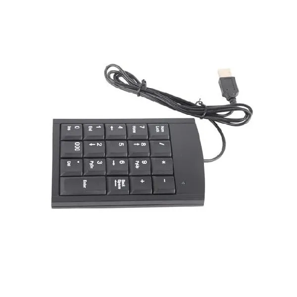 DAUZ Portable Number Keypad, Antislip Antifall Keypad Numeric Keypad, for Desktop Computers / /iOS for Laptop_並行輸入