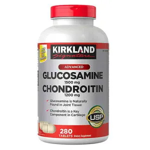 KIRKLAND（カークランド）グルコサミン 1500mg ＆ コンドロイチン 1200mg 280粒l タブレット Costco(コストコ)