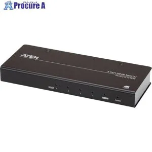 ATEN ビデオ分配器 HDMI / 1入力 / 4出力 / 4K 対応 VS184B 1台 ■▼115-2281 【送料都度見積】