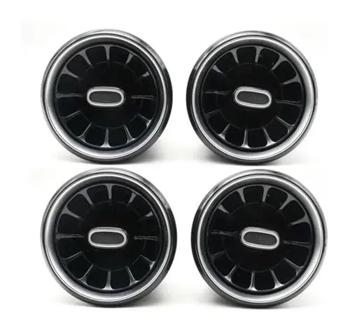 カーエアコン吹き出し口 用 W447 ヴィト ヴィアーノ メテリス V250 V260 2014-2023 ACフロントダッシュボードエアコンベントアウトレット OEM:A4478308602 アウトレットカーグリル(4 pieces)