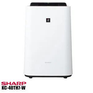 SHARP シャープ 高濃度「プラズマクラスター7000」技術搭載 加湿空気清浄機 「スピード除電気流」（空気清浄機能：対応畳数18畳まで／加湿機能：対応畳数11畳まで）KC-40TH7-W(ホワイト系)