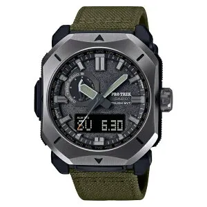 【ポイントバックCP】【ラッピング無料対象商品】国内正規品 CASIO PRO TREK カシオ プロトレック Climber Line バイオマスプラスチック CORDURA メンズ腕時計 PRW-6900YB-3JF