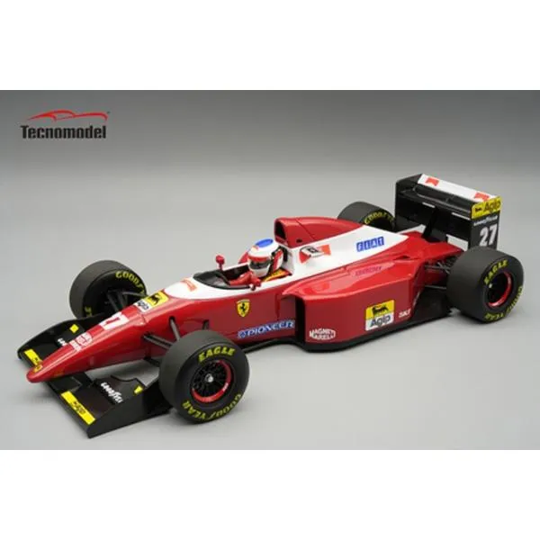 予約 TMD18-337A テクノモデル 1/18 フェラーリ F93A F1 モナコ Monaco GP 1993 #27 J. アレジ ドライバーフィギュア付き