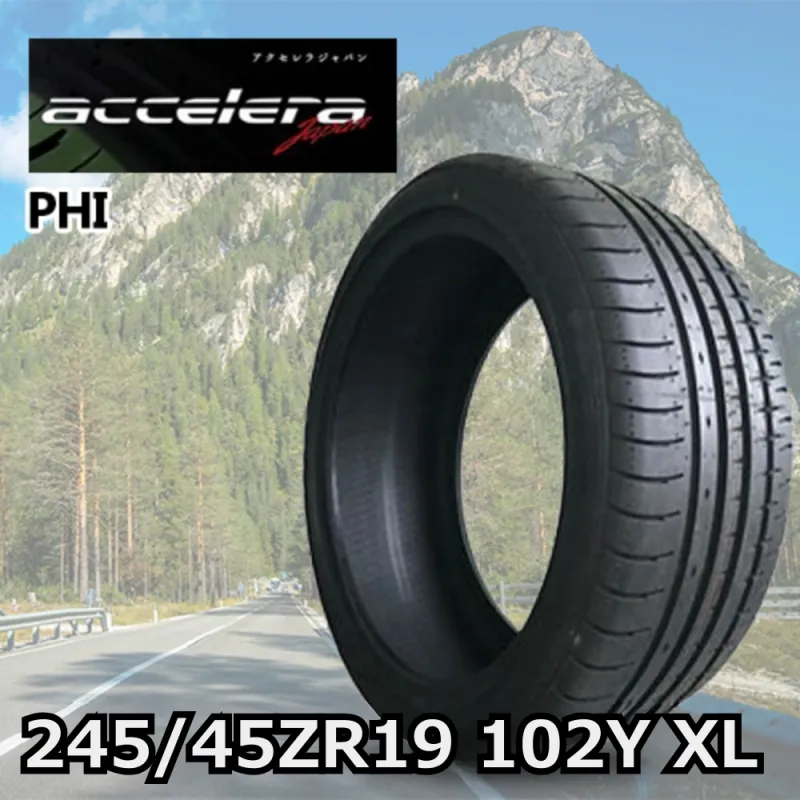 [1本] ACCELERA PHI 245/45ZR19 102Y XL