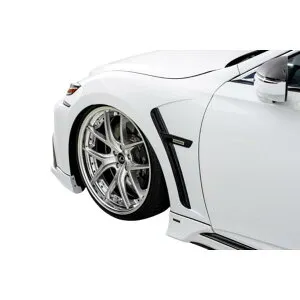 【AIMGAIN】 純VIP EXE LEXUS レクサス 50系 LS 前期 F-SPORT LS500 LS500h フロントダクトフェンダー FRP製 2017.10- エイムゲイン フェンダー エアロ
