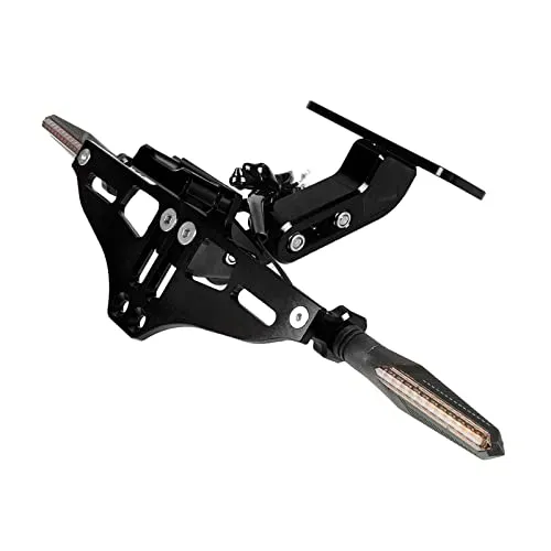 フェンダーレス に適合するYZFR6 に適合するYZF R6 2000 2001 2002 2003 2004 オートバイアクセサリーリアナンバープレートホルダーターンシグナルライト リアナンバープレート(K style)