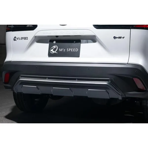 カローラクロス ZVG1# リアバンパーガード AES製 2931-3130 M'z SPEED エムズスピード CROSS LINE クロスライン