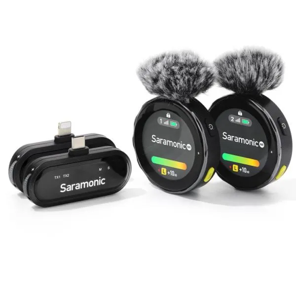 Saramonic(サラモニック) Blink Me U2 ◆ ワイヤレスマイクロホン 2.4GHzスマートタッチスクリーン【4月24日時点、在庫あり 】