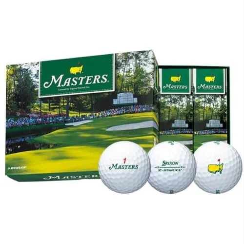 ダンロップゴルフボール SRIXON Z-STAR XV マスターズ 2023年モデル 1ダース(12個入り) ホワイト