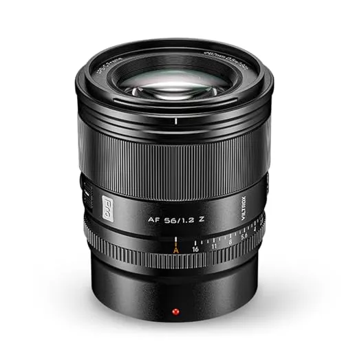 VILTROX AF 56mm F1.2 Pro Zマウント 単焦点レンズ APS-C 大口径 オートフォーカス ポートレート撮影用 ミラーレスカメラレンズ ニコンZマウントカメラ対応