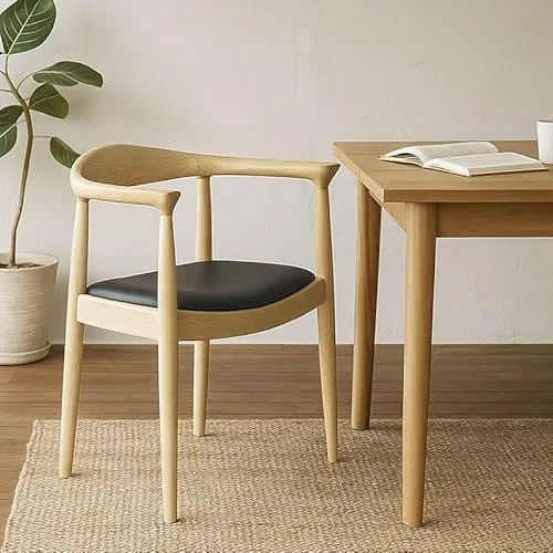 【WNJAPAN】ダイニングチェア PP503 ハンス・J・ウェグナー ザ・チェア The Chair 北欧 アームチェア 無垢材 天然木 おしゃれ ベージュ P-07BJ [並行輸入品]