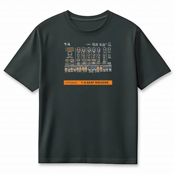 Roland ローランド / AIRA COMPACT T-8 Tシャツ (Design B)(サイズ：L)(RT/T-8BL)